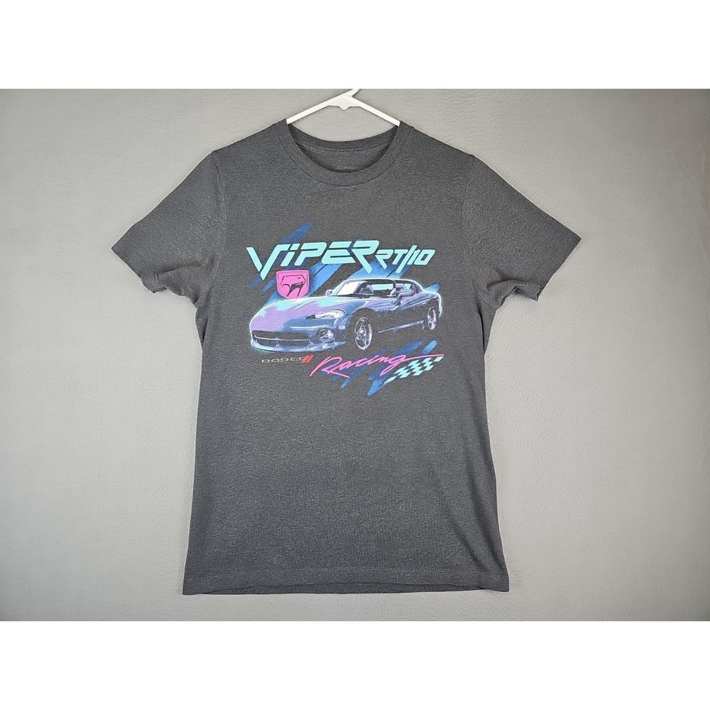 Dodge Viper RT/10 Racing T Shirt Men's Medium Gray Short Sleeve Graphic Tee‎